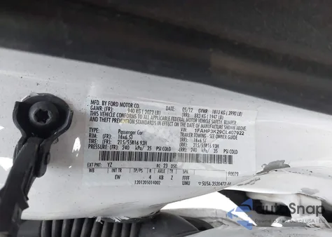 2012 Ford Focus Se from USA, damaged, VIN 1FAHP3K29CL407922
